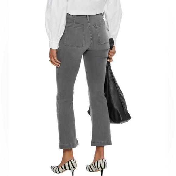 EUC Frame Le Bardot Crop Flare Jeans - Picture 2 of 7